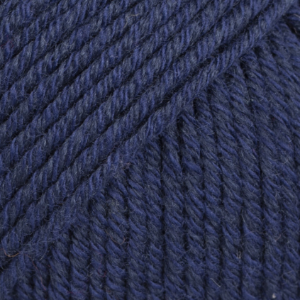 DROPS Cotton Merino – 08 tmavá modrá