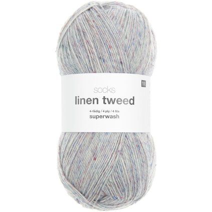 Socks Linen Tweed 004 – veilchen