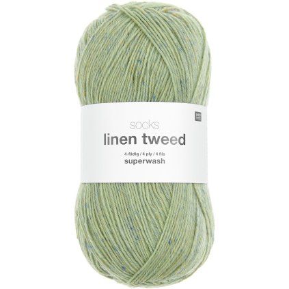Socks Linen Tweed 006 – oliv