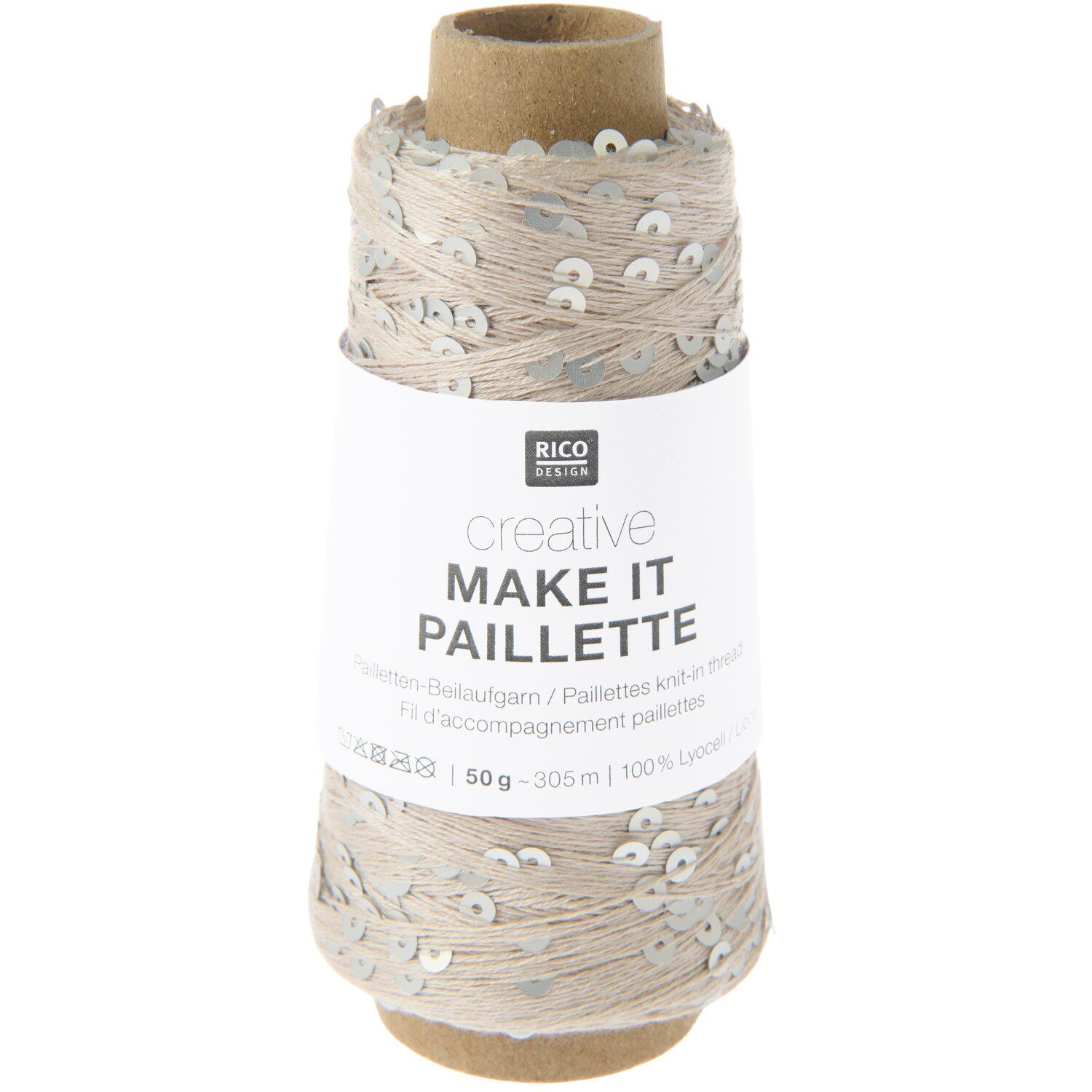 Rico Design Creative Make It Paillette Silber