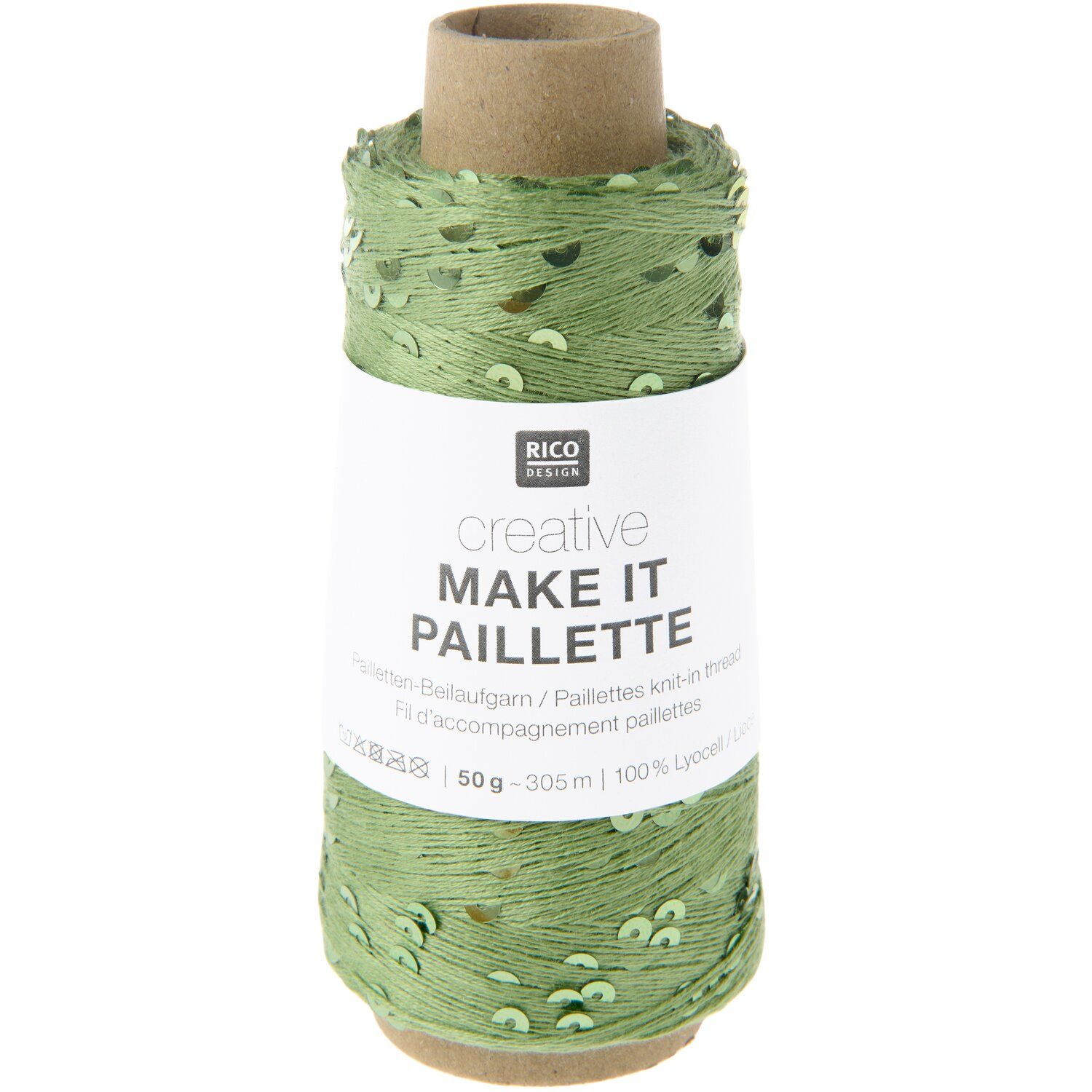 Rico Design Creative Make It Paillette Grün