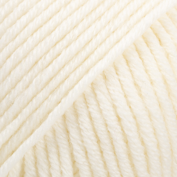 DROPS Merino Extra Fine 01 – smetanová