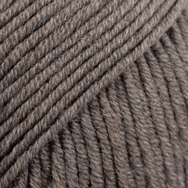 DROPS Merino Extra Fine 06 – šedo-hnědá
