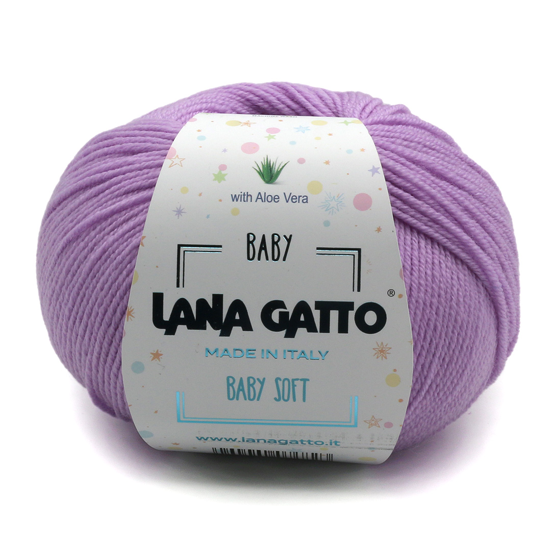 Lana Gatto Baby Soft (s Aloe vera) 14374 – glicine grange