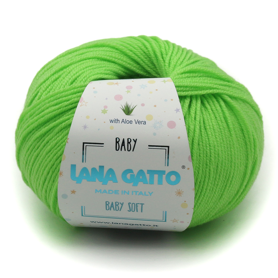 Lana Gatto Baby Soft (s Aloe vera) 14274 – mela moasca