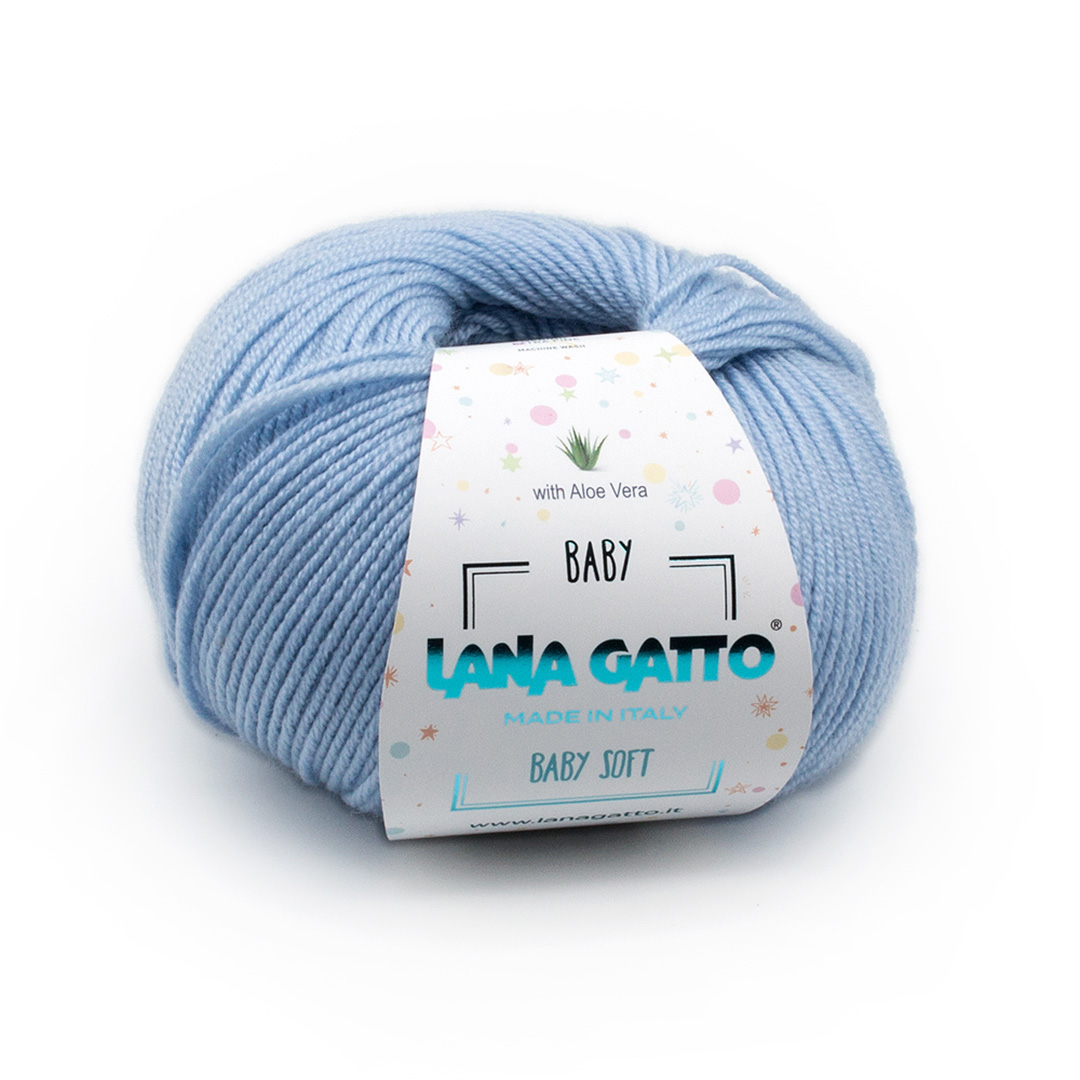 Lana Gatto Baby Soft (s Aloe vera) 12260 – azzuro