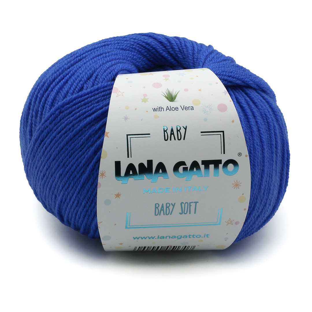 Lana Gatto Baby Soft (s Aloe vera) 923 – azzurro