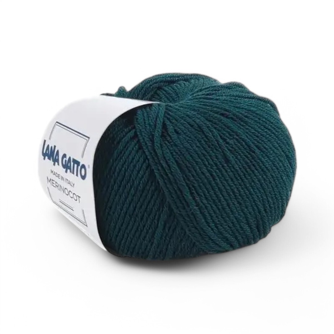 Lana Gatto Merinocot 19994 – verde villongo
