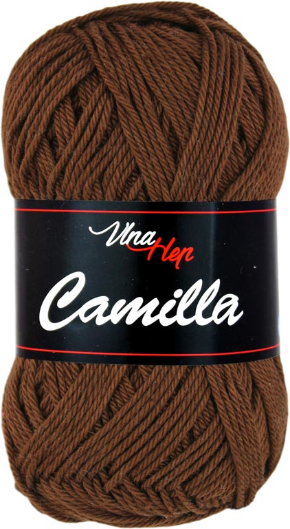 Vlna-hep Příze Camilla 8220 hnědá