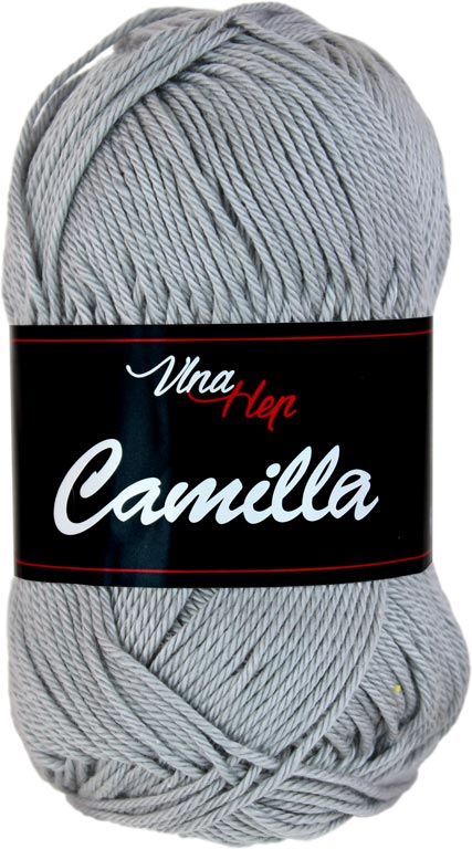 Vlna-hep Příze Camilla 8232 tm. šedá