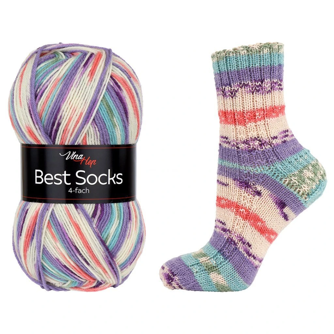 Vlna-Hep Best Socks 7080 – cukrová spirála