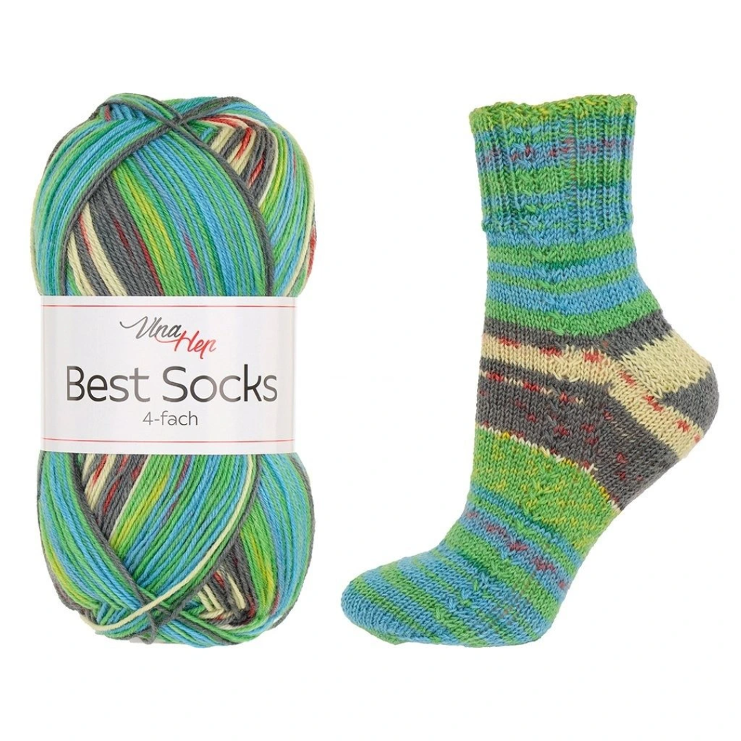 Vlna-Hep Best Socks 7385 – lesní stezka