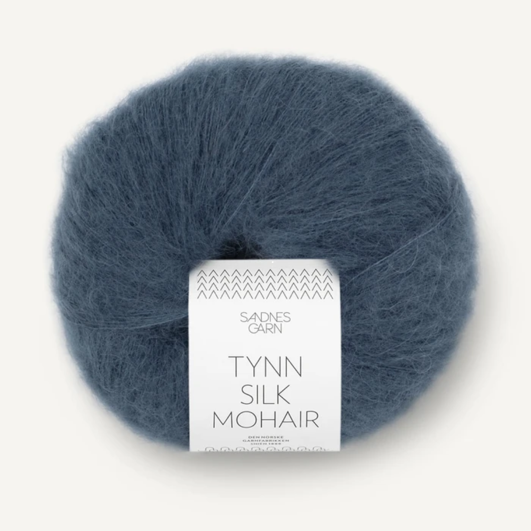Sandnes Garn Tynn Silk Mohair 6081 – dyp blå