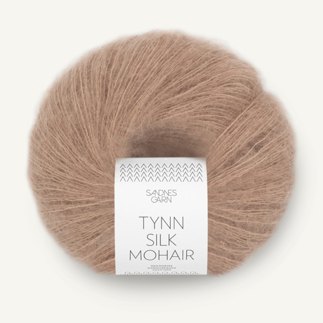 Sandnes Garn Tynn Silk Mohair 3041 – lys eikenøtt
