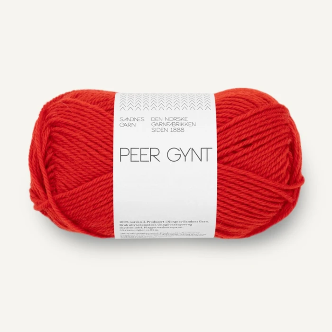 Sandnes Garn Peer Gynt 4018 – scarlet red
