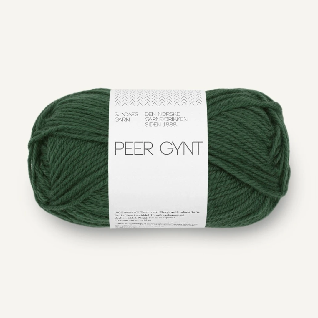 Sandnes Garn Peer Gynt 8082 – skoggrønn