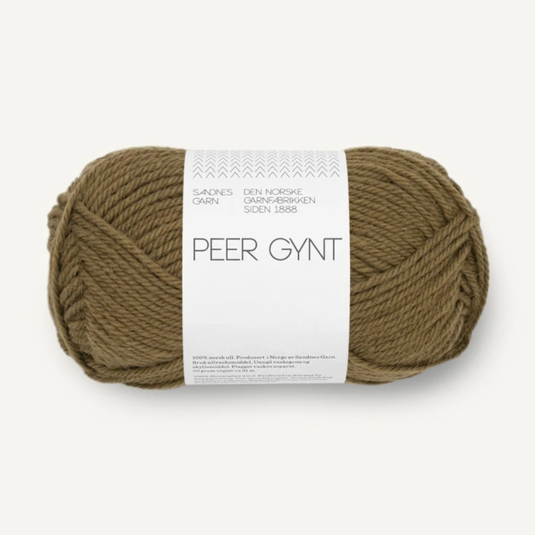 Sandnes Garn Peer Gynt 9873 – dark olive