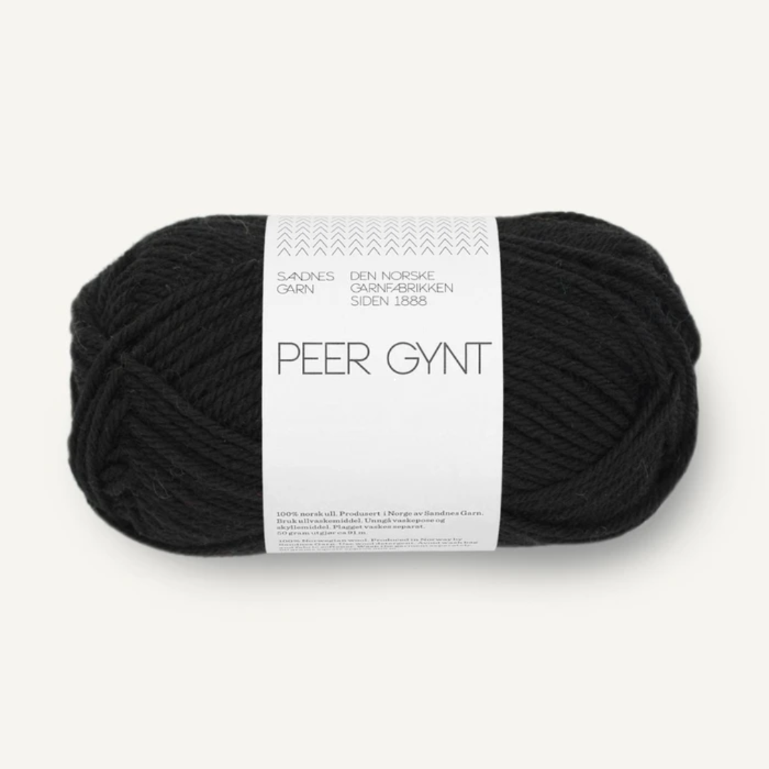 Sandnes Garn Peer Gynt 1099 – svart