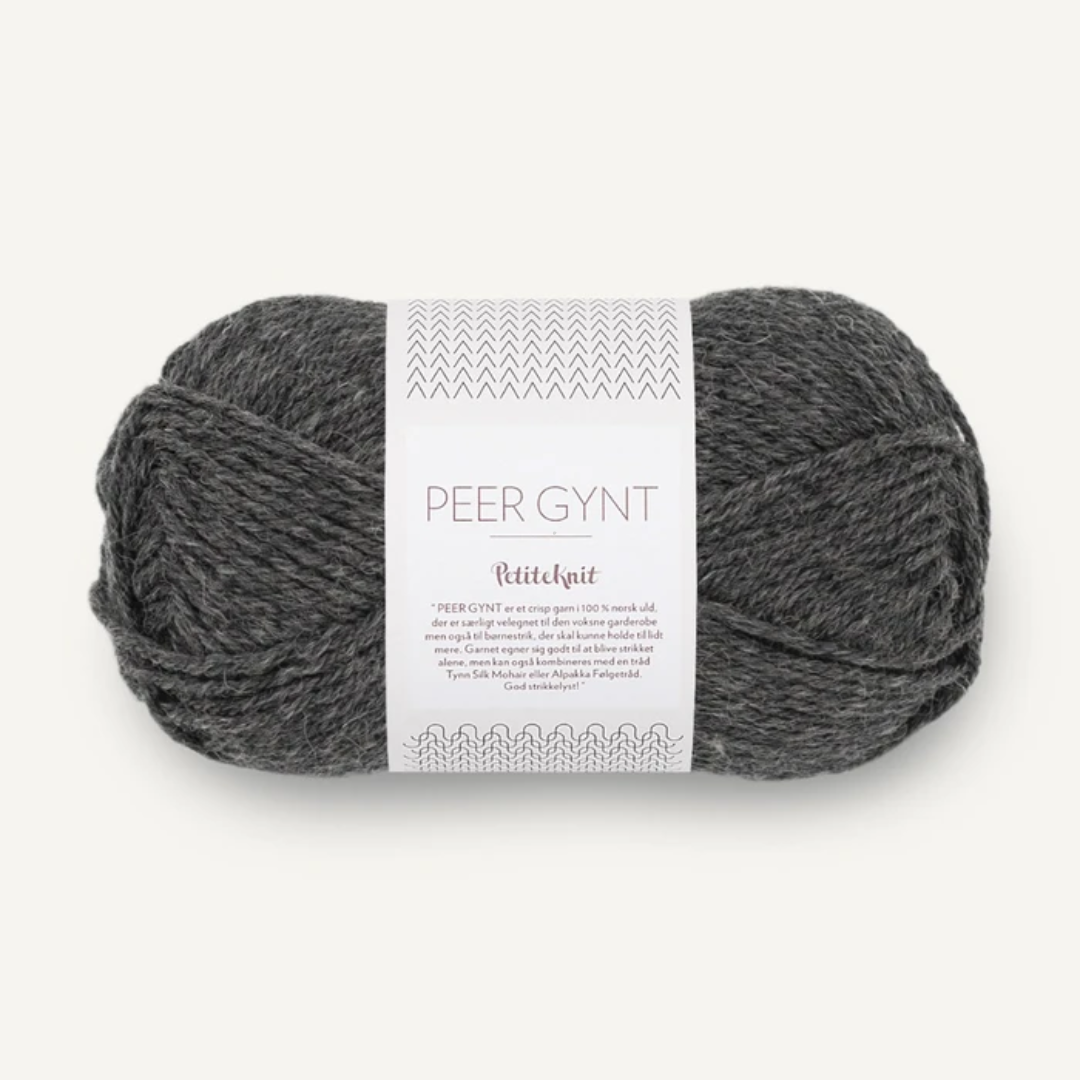 Sandnes Garn Peer Gynt PetiteKnit 1065 – charcoal melange