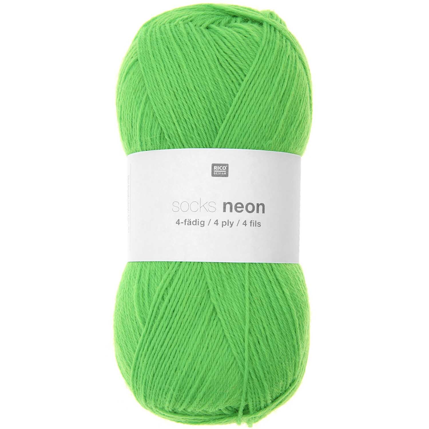 Rico Design Socks Neon 005 – grün