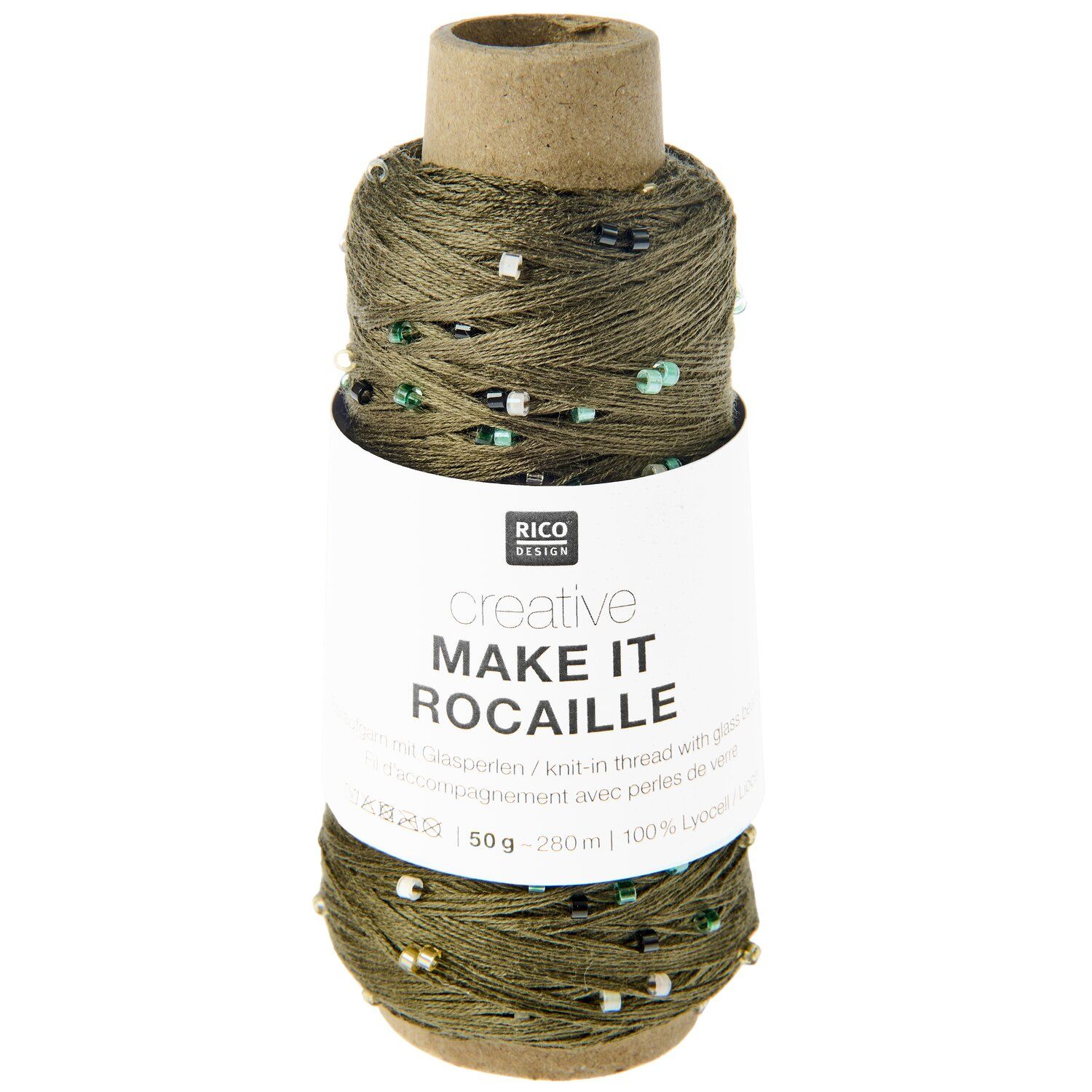 Rico Design Make It Rocaille 008 – khaki multicolor