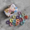 Annie's Knit kovová krabička s označovači Bloom 20 ks