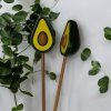 Zarážky na jehlice – 3D avocado
