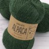 DROPS Alpaca uni colour 9032, tmavý břečťan
