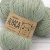 DROPS Alpaca uni colour 9038, zelená šalvěj