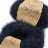 DROPS Brushed Alpaca Silk 42 – tmavá navy