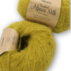 DROPS Brushed Alpaca Silk 41 – pšeničné pole
