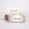 DROPS Cotton Light 22 – tmavá béžová