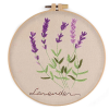 Sada na vyšívání Lavender | Ø 18 cm