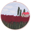 Sada na vyšívání Poppy House| Ø 26,5 cm