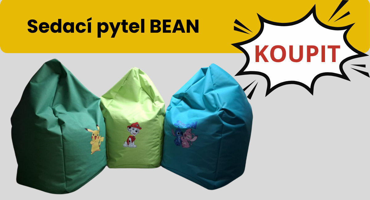 Sedací pytle v mnoha barvách