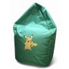 Sedací vak dětský tmavě zelený