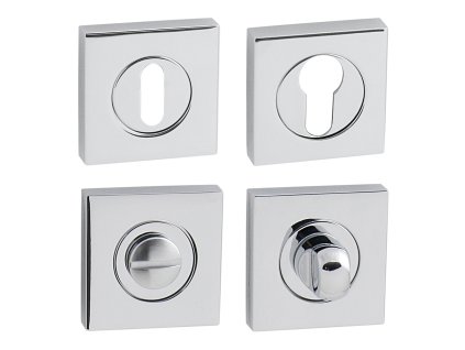 FO - ROZETA - HR delená  CHL - chróm lesklý (C01)