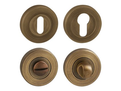 FO - rozeta - R  delená  BRM - bronz matný (B03)