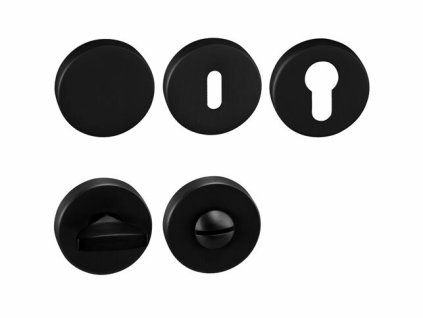 TI - ROZETA - R  CIM - čierna matná (153)