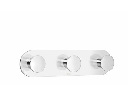 SO - BB - BK1113 - Samolepiaci vešiak na uteráky trojitý  CHL - chróm lesklý
