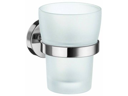 SO - HOME HK343 - Pohár na zubné kefky s držiakom  CHL - chróm lesklý