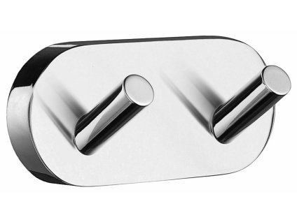 SO - HOME HK356 - Vešiak na uteráky dvojitý  CHL - chróm lesklý