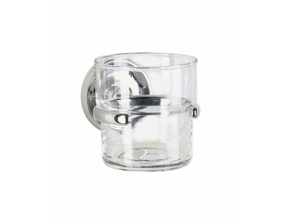 SO - VILLA K243 - Pohár na zubné kefky s držiakom  CHL - chróm lesklý