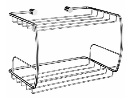 SO - NK376 - Košík do sprchy dvojitý  CHL - chróm lesklý