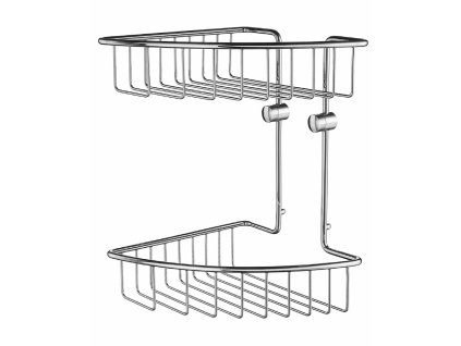 SO - HOUSE RK377 - Košík do sprchy dvojitý  CHL - chróm lesklý