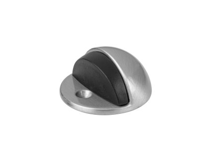 FT - Zarážka dverí na podlahu POLKOPULKA  CHM - chróm matný (F05)