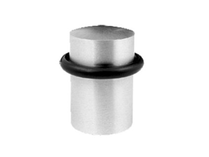 TI - Zarážka dverí oválna 1623  NEM - nerez matná (16)