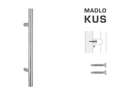 FT - MADLO kód K00 Ø 30 mm ST ks  NEM - nerez matná (F60)