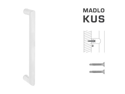 FT - MADLO kód K02 Ø 25 mm ST ks  BIM - biela matná (FBO)