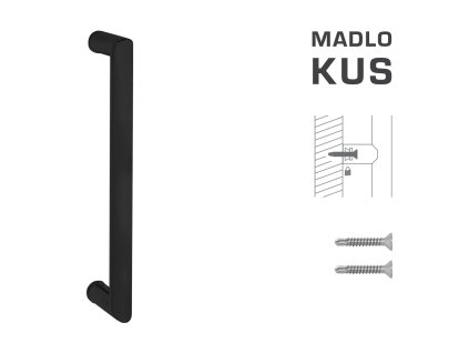 FT - MADLO kód K02 Ø 25 mm ST ks  CIM - čierna matná (FNO)